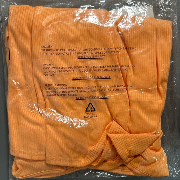 Brand new White Birch tank top in a size 2X. Beautiful pale orange color. - Picture 5 of 5